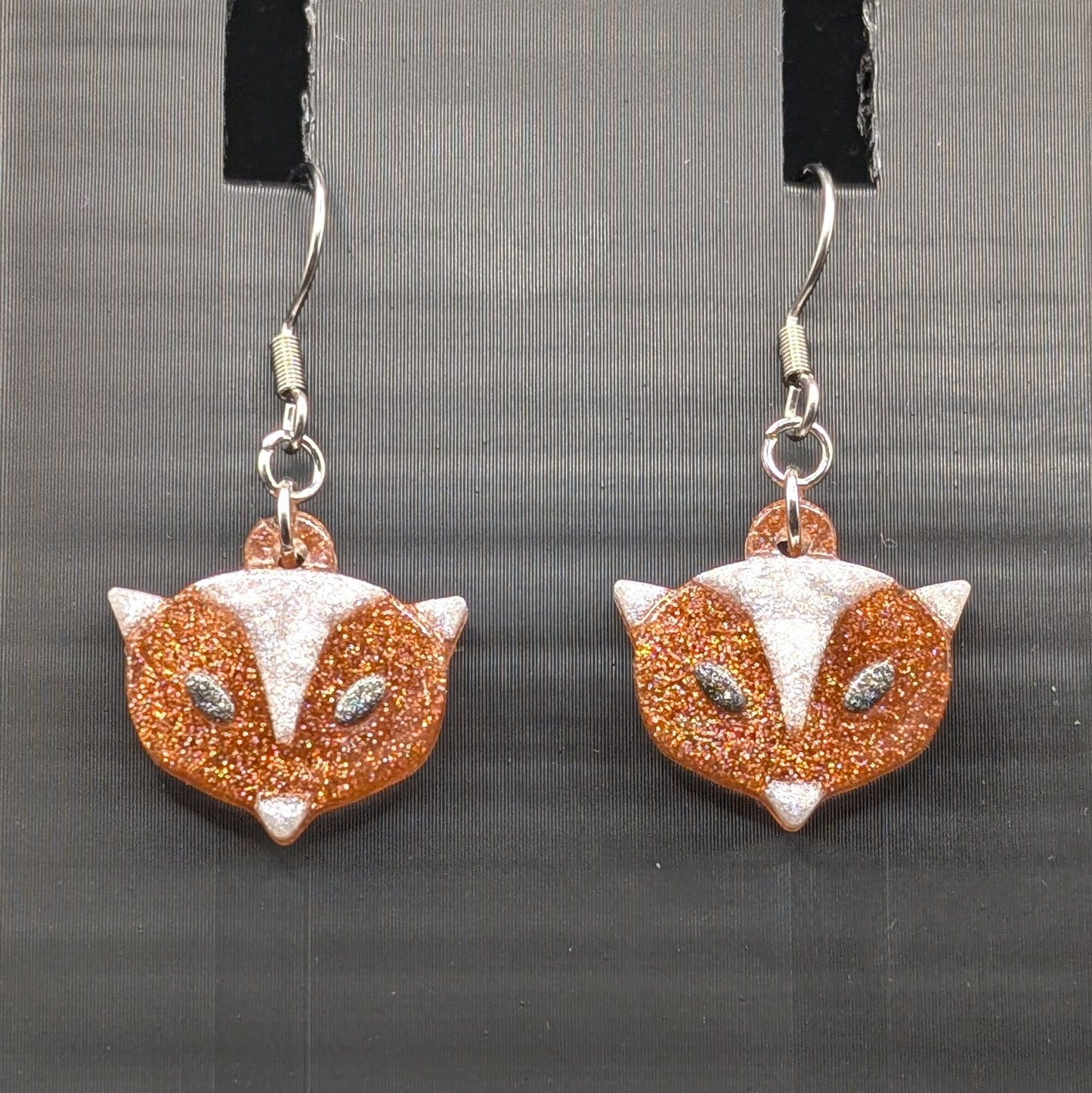 Fox Head Earrings