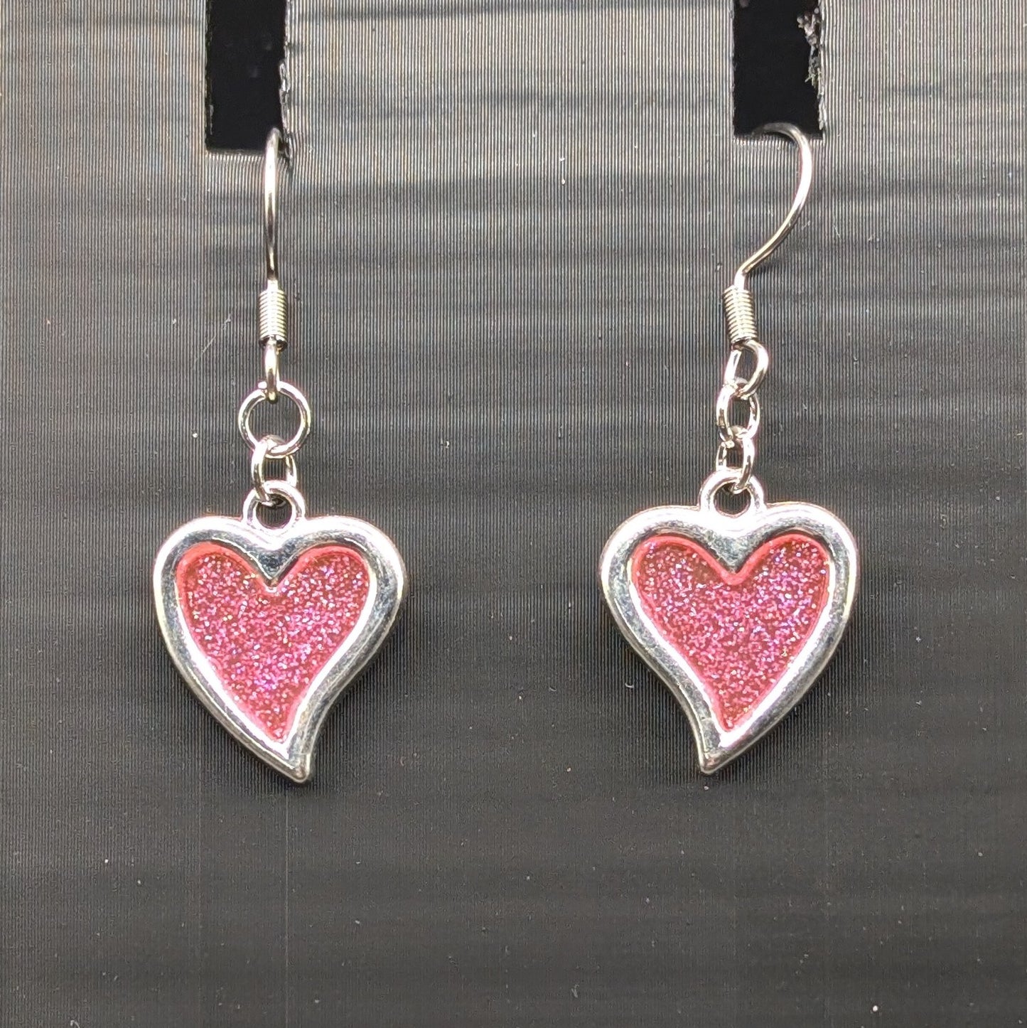 Silver Heart Earrings