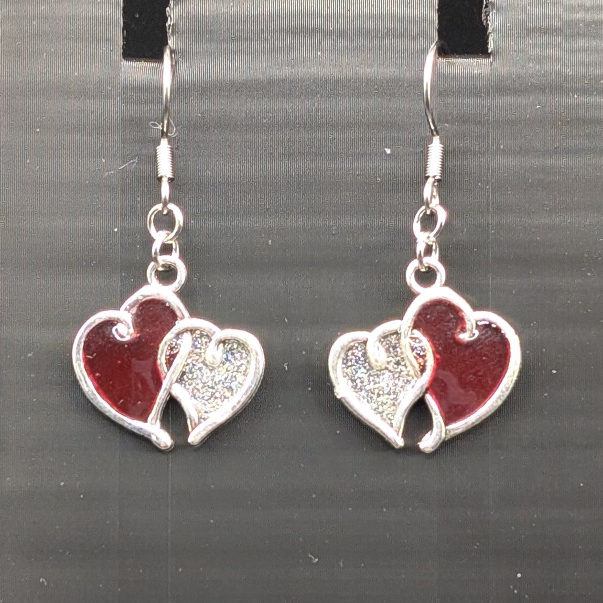 Double Heart Earrings
