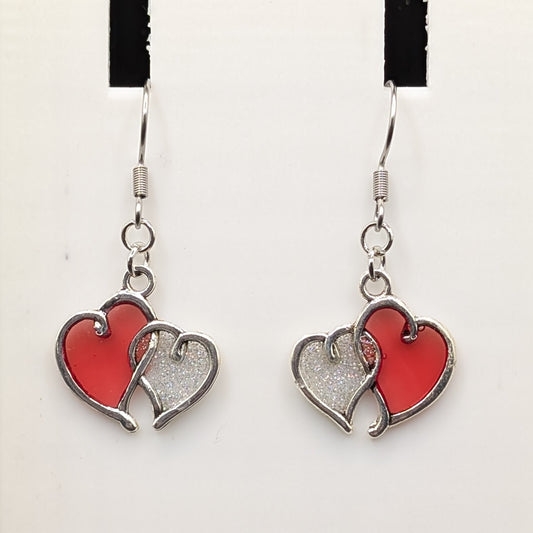 Double Heart Earrings