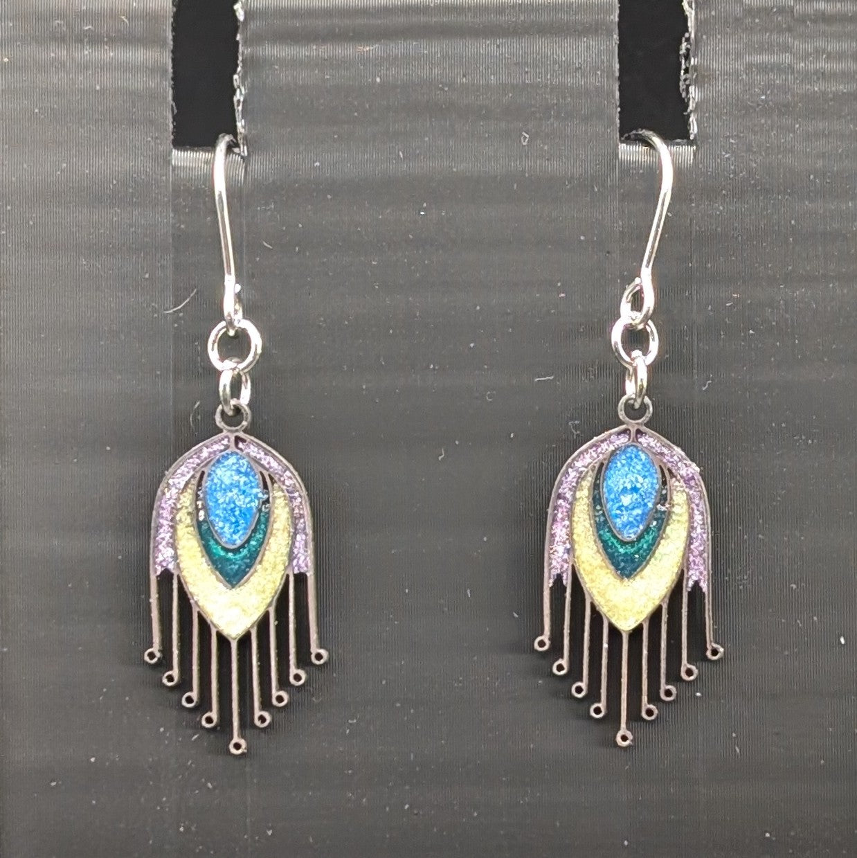 Peacock Feather Earrings