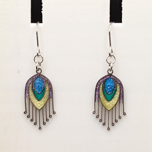 Peacock Feather Earrings