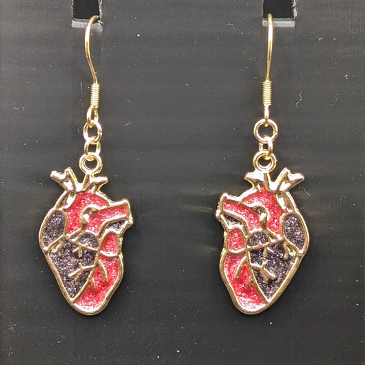 Anatomical Heart earrings
