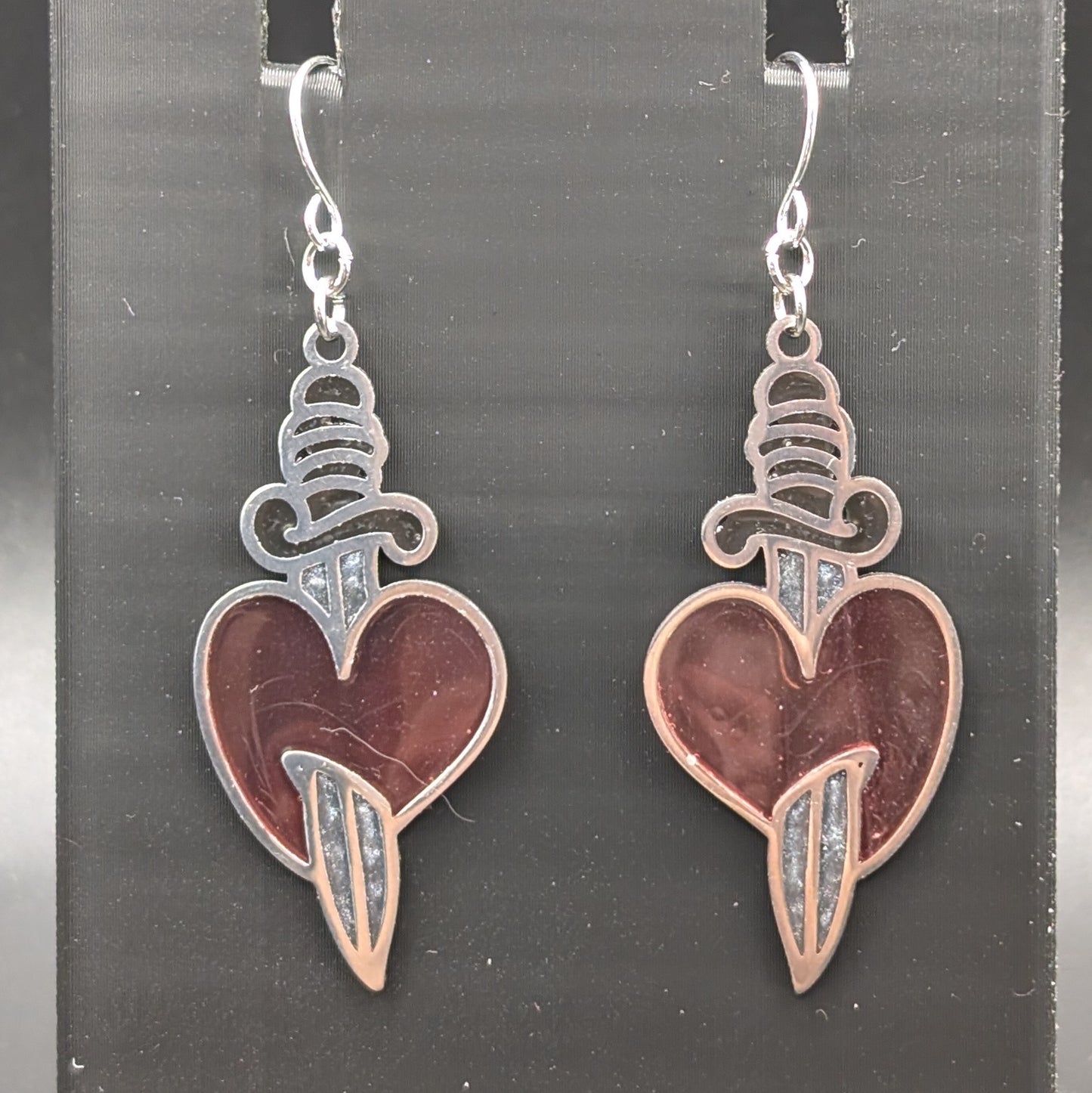 Knife Through the Heart earrings