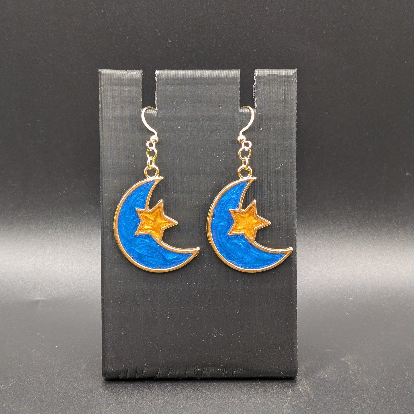 Moon and Star Earrings