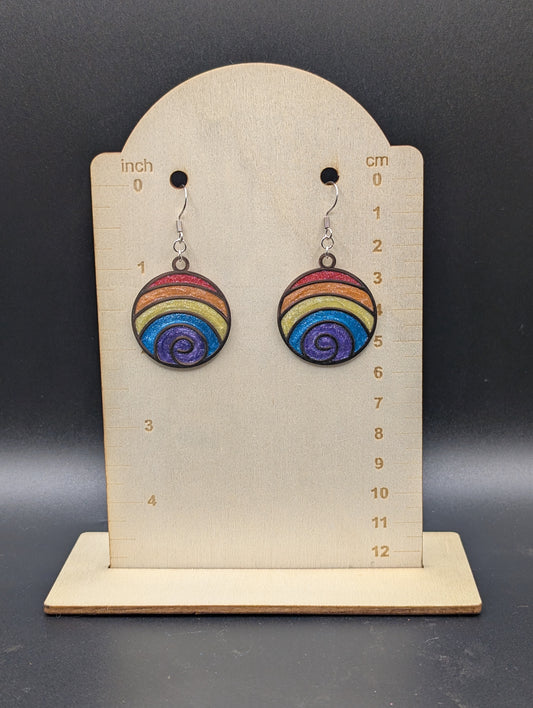 Rainbow sparkle Earrings