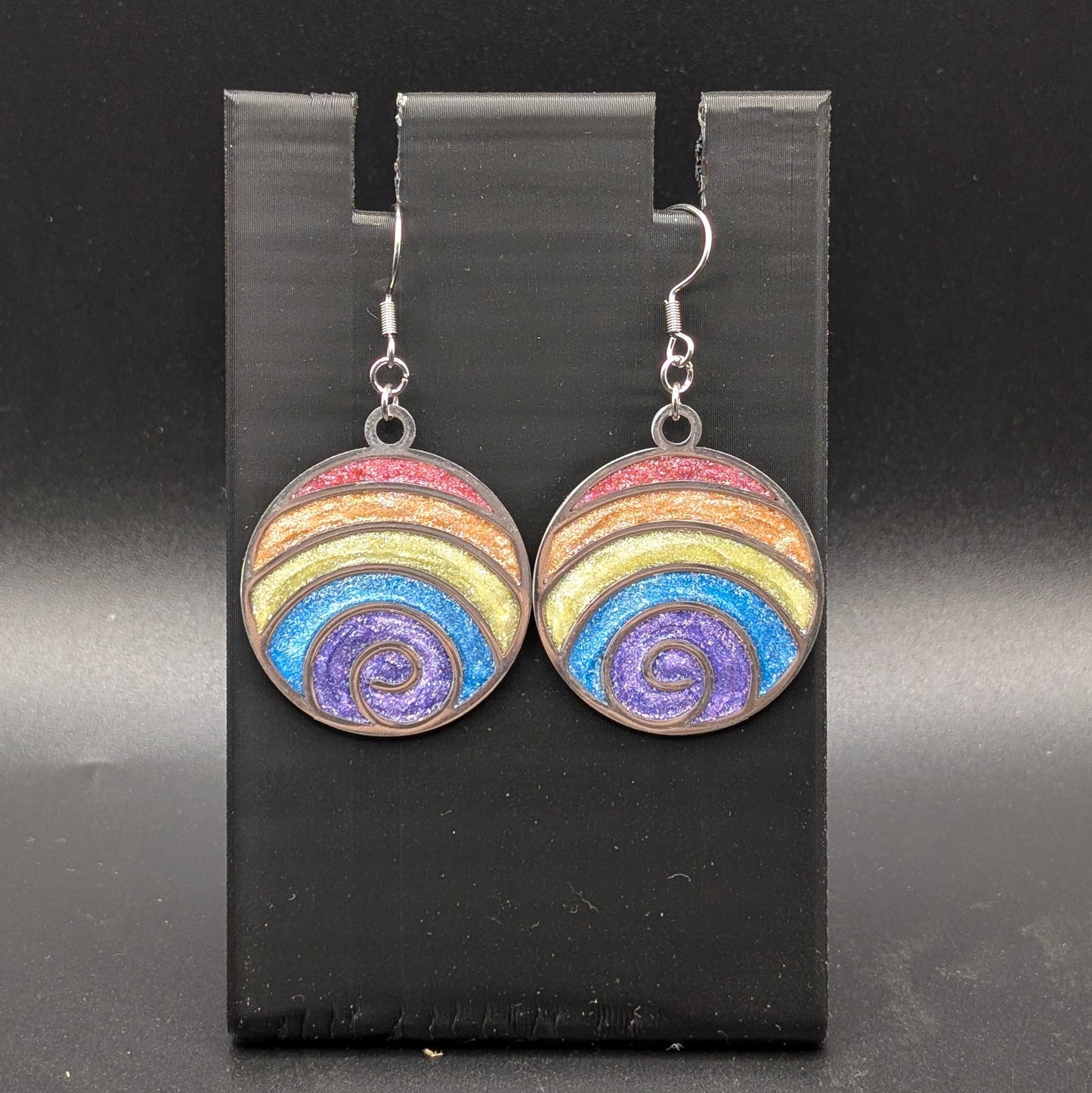 Rainbow sparkle Earrings