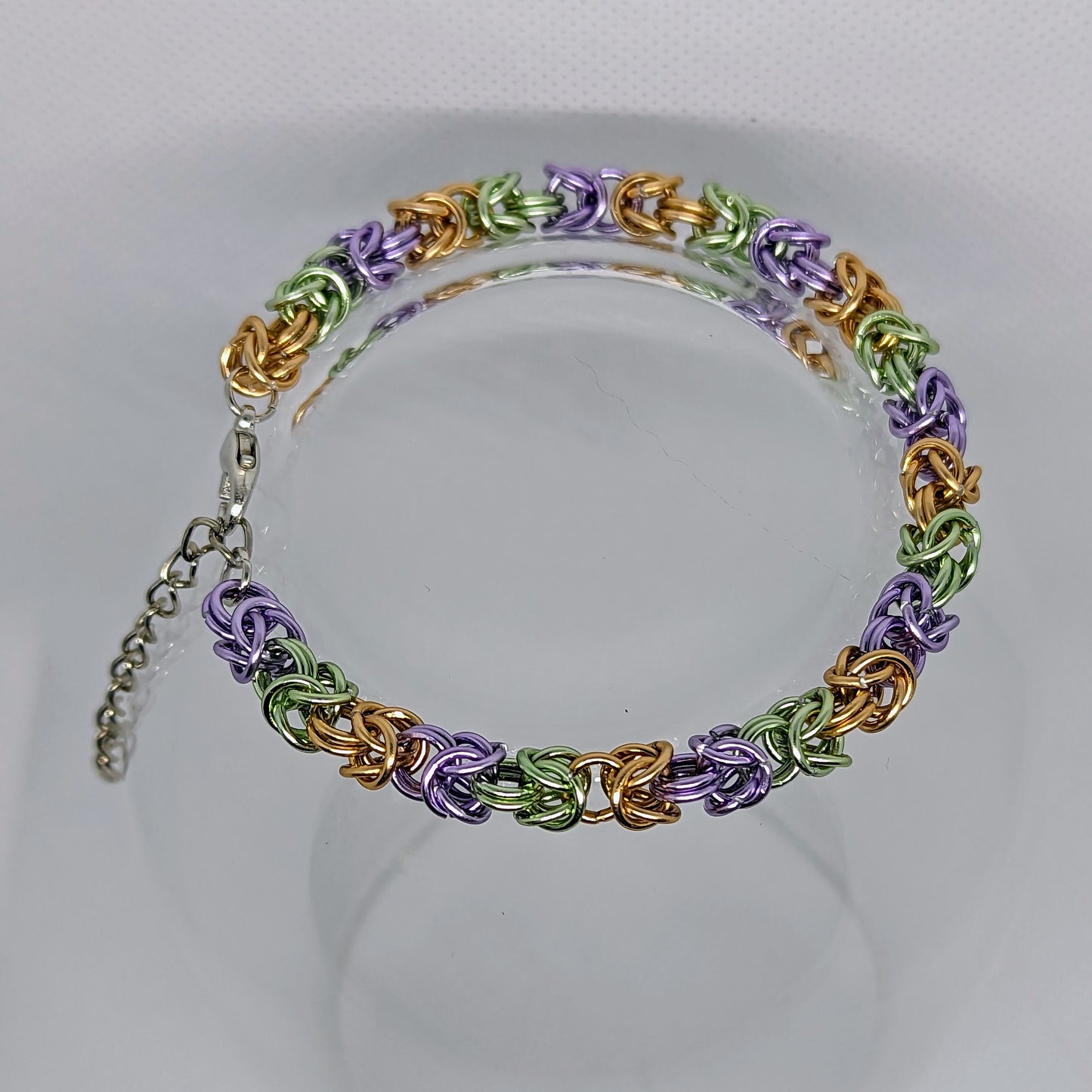 Chainmail Bracelet with Magnetic, Lobster, or S Clasp - Handmade