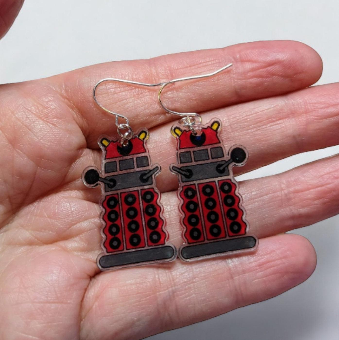 Geeky Doctor Who Earrings - Handmade
