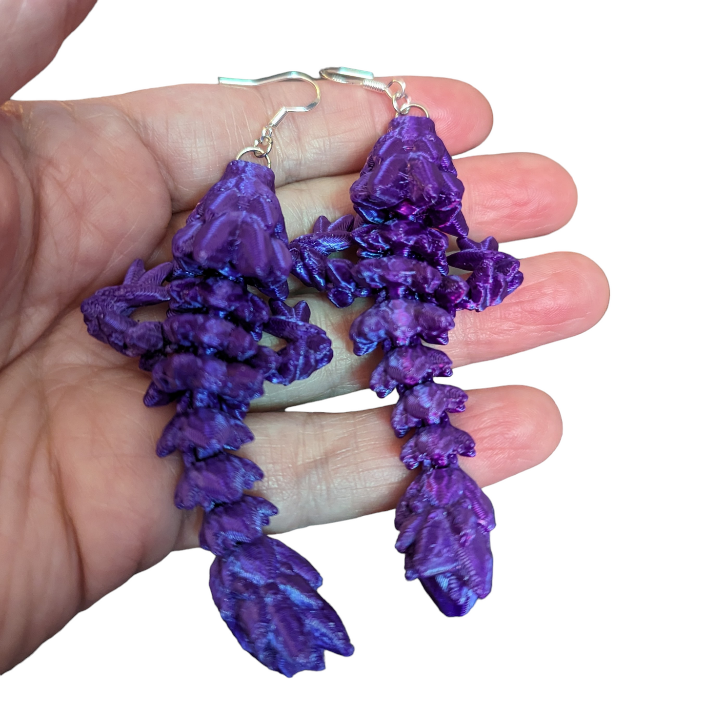 Dragon Earrings - 3D printed