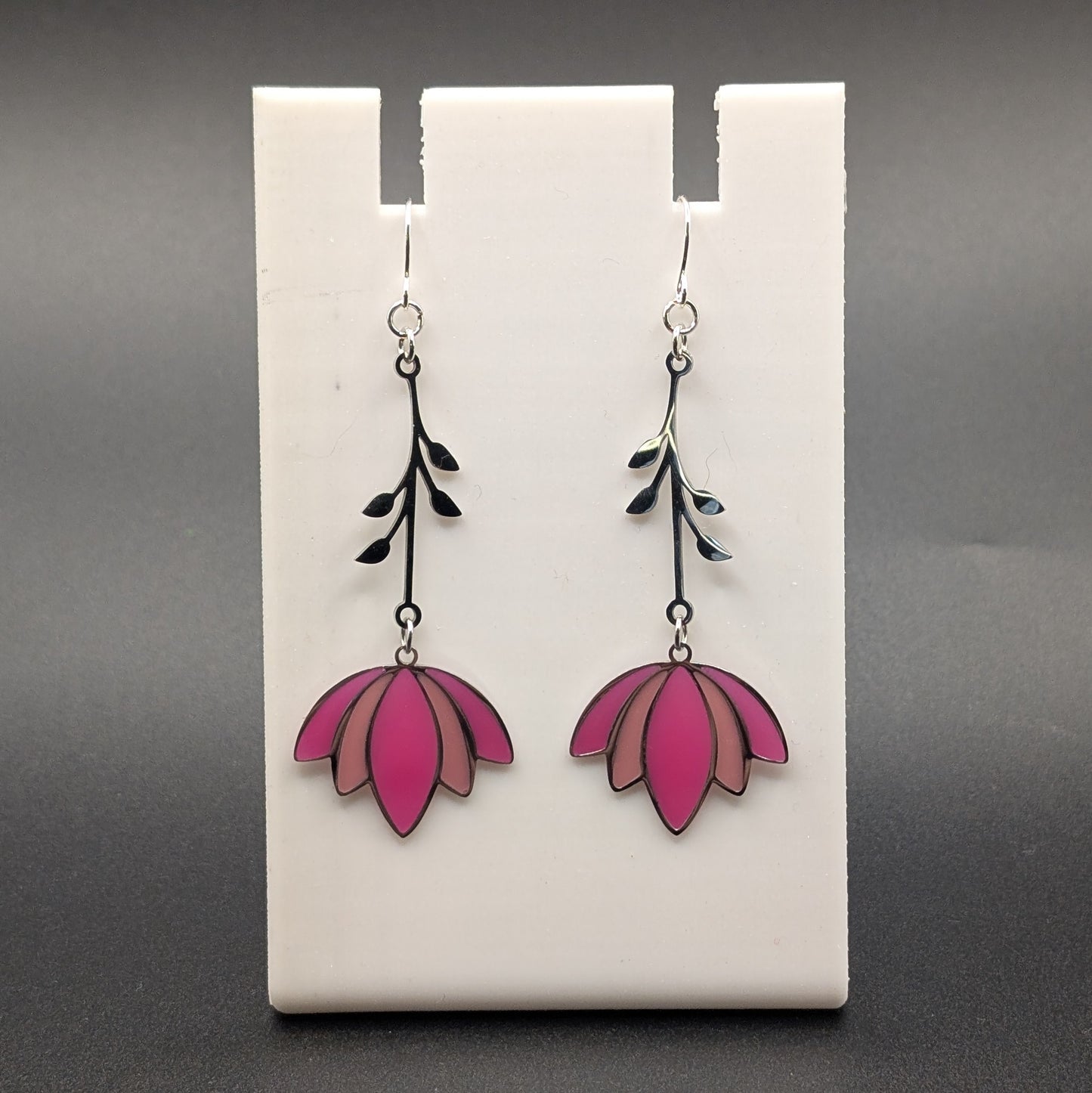 Lotus Drop Earrings