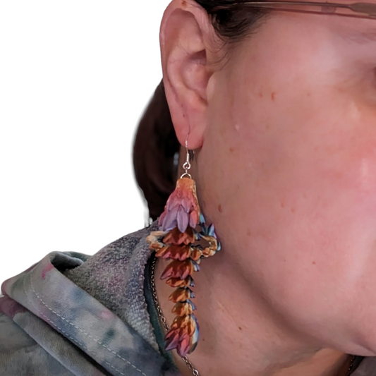Dragon Earrings - 3D printed