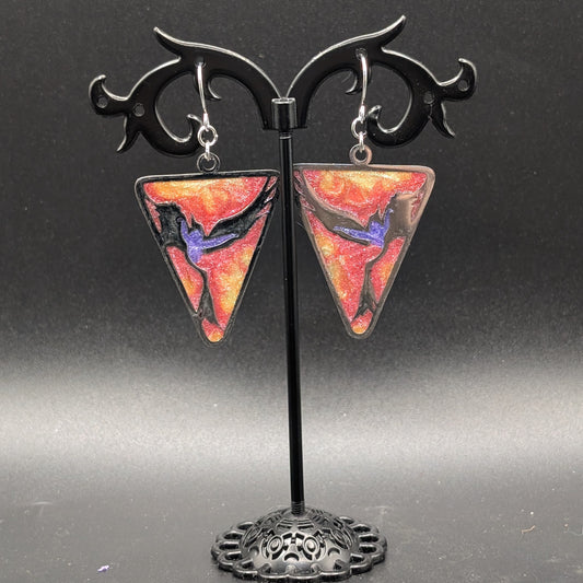 Phoenix Woman Earrings