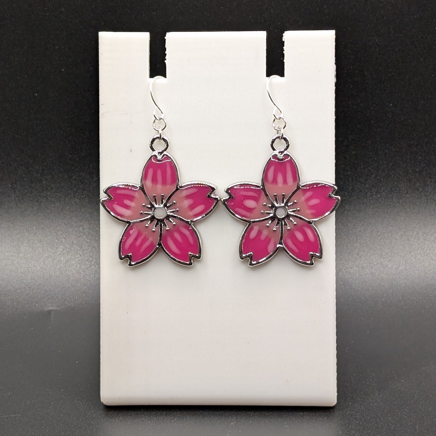 Hibiscus Flower Earrings