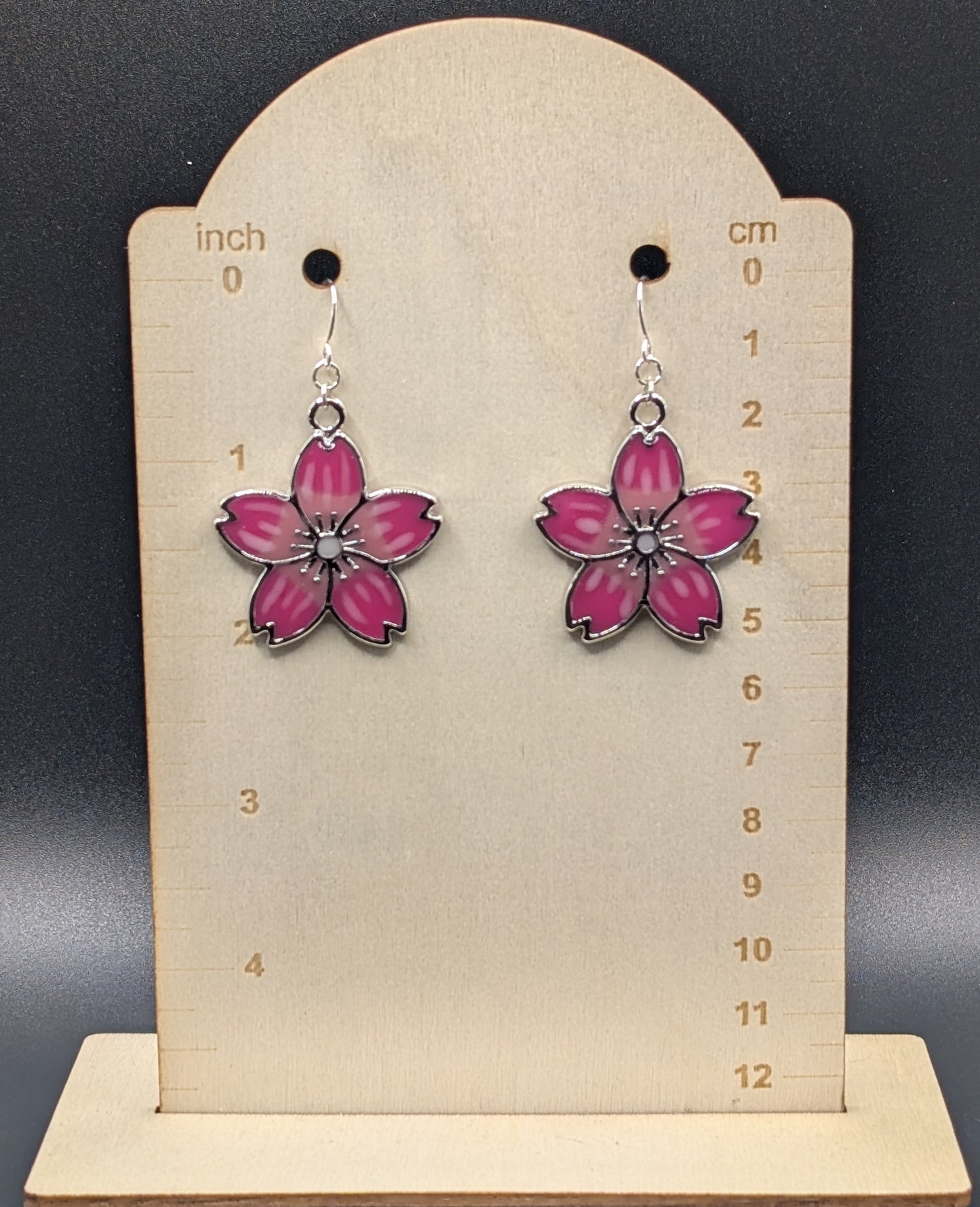 Hibiscus Flower Earrings