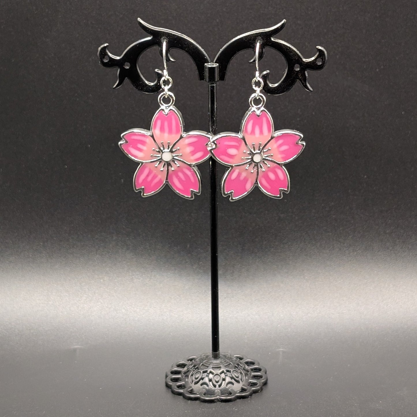 Hibiscus Flower Earrings