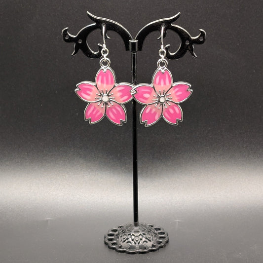 Hibiscus Flower Earrings