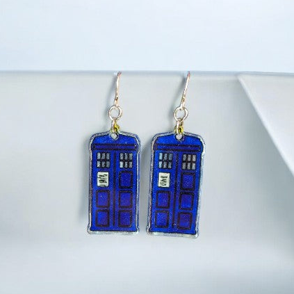 Geeky Doctor Who Earrings - Handmade