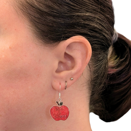 Back to School Themed Earrings