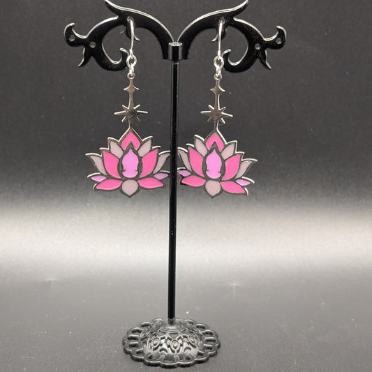 Lotus Flower Earrings